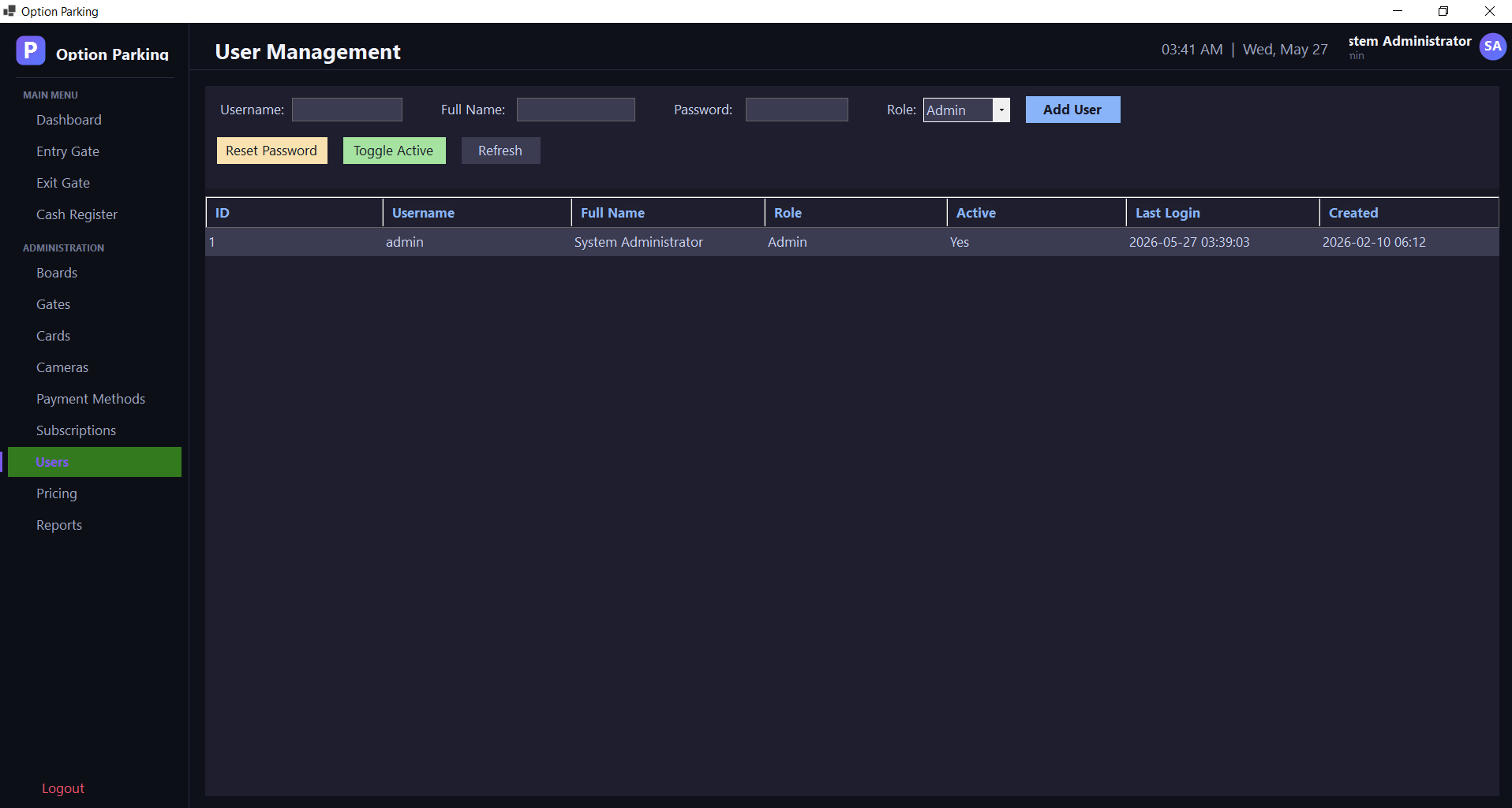 Users Management